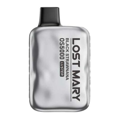 Black StrawNana Lost Mary Luster OS5000 Disposable Vape Device 5000 puffs grande