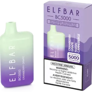 Elfbar BC5000 Disposable Vape Cranberry Grape bbbe707c 3bcb 4001 a54b 4ef64c3c0799 grande