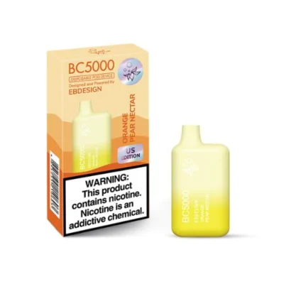 eb design bc 5000 disposable orange pear nectar box and device grande